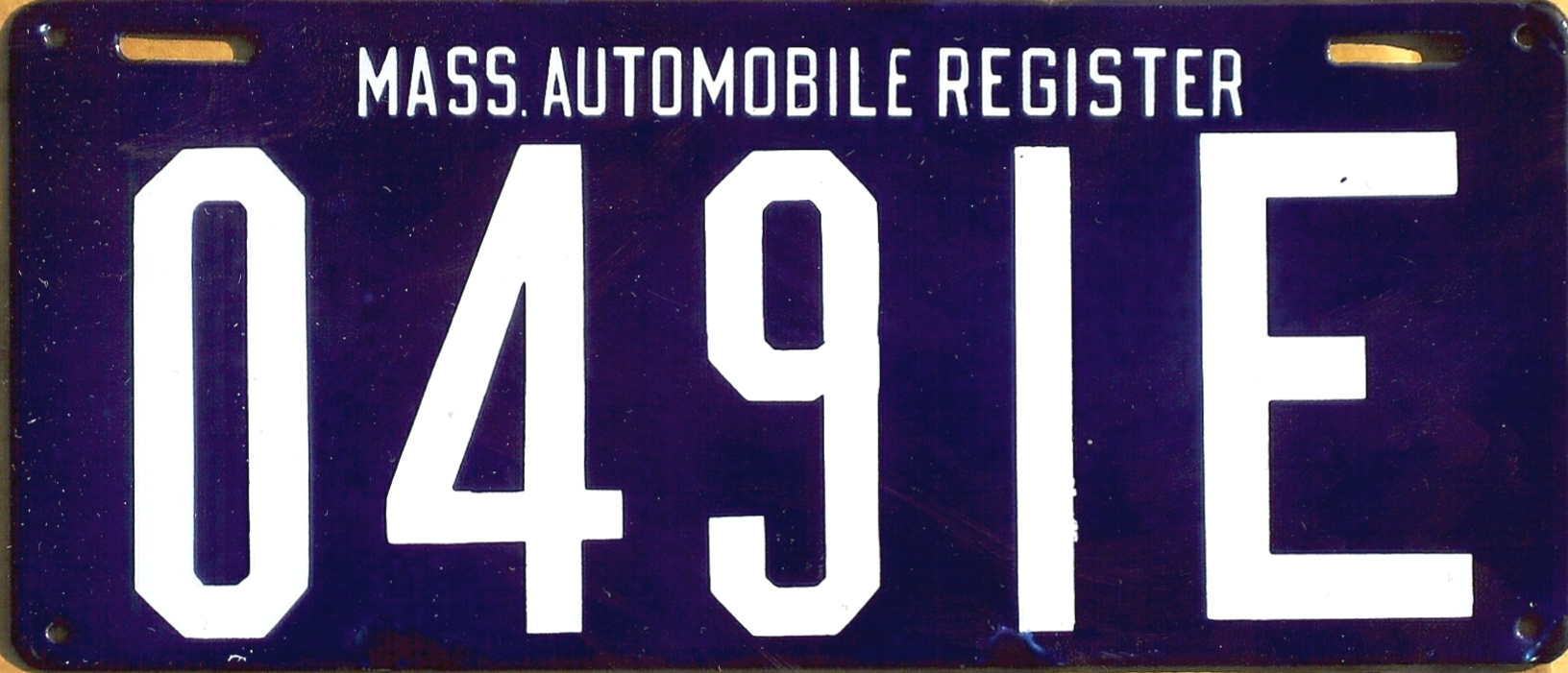 ARCHIVE Massachusetts Porcelain License Plates (Part 2 of 2)