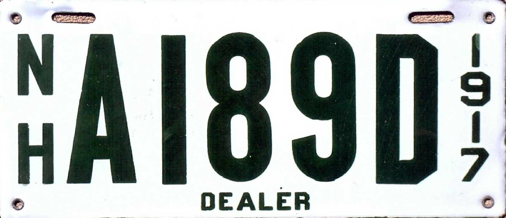 ARCHIVE New Hampshire Porcelain License Plates